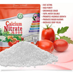 Calcium Nitrate 15.5-0-0 Fertilizer - Made In Usa - 5Lb Greenhouse Grade Plant Food For Hydroponics, Plants & Gardens – Fruit, Vegetables. Blossom End Rot Tomatoes