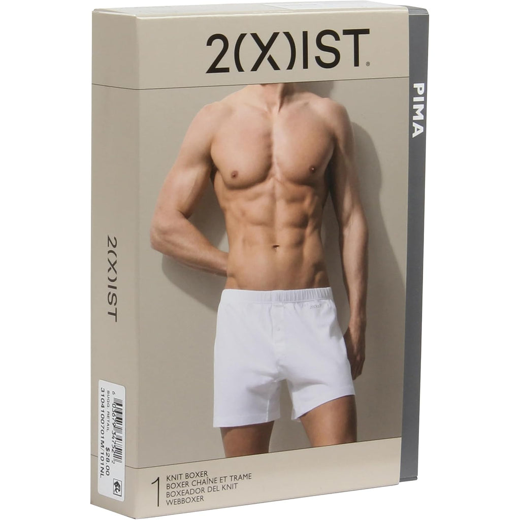 2(X)Ist Men'S Pima Knit Boxer