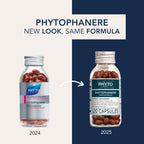 PHYTO Phytophanère Hair Growth Supplement for Women & Men - Biotin, Zinc & Vitamin B6 for Thicker, Stronger Hair & Nails - 120 Capsules, 2-Month Supply