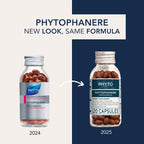Phyto Phytophanère Hair Growth Supplement For Women & Men - Biotin, Zinc & Vitamin B6 For Thicker, Stronger Hair & Nails - 120 Capsules, 2-Month Supply