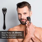 MALE GOD Beard Kit, Beard Growth Kit w/Natural Ingredients Beard Oil & Balm & Comb, Beard Growth Oil w/4X Thickening Biotin, Chrismtas | Anniversary | Birthday Gifts for Men Him Husband Boyfriend, Dad