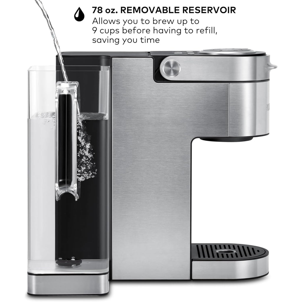 Keurig K-Supreme Plus Single Serve K-Cup Pod Coffee Maker, MultiStream Technology, Customizable Strength and Temperature Settings, Programmable, 78oz Removable Reservoir, Stainless Steel