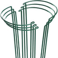 Higift Plant Support Stakes, 6 Pack Metal Peony Cages And Supports, Garden Stakes Plant Support Cage, Large Plant Support Ring For Outdoor Indoor Snake Plant Peony Rose Flowers Vine (10" W X 15.8" H)