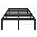 Hafenpo 18 Inch Full Bed Frame - Sturdy Metal Platform Full Size, No Box Spring Needed, Heavy Duty, Easy Assembly, Strong Bearing Capacity, Under Bed Storage, Black