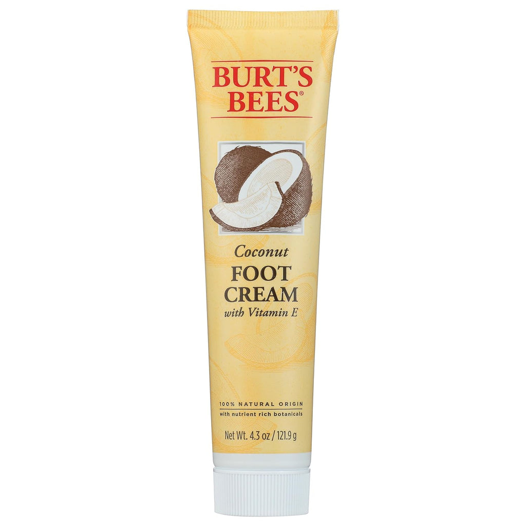 Burt's Bees Coconut Oil Foot Cream, Package May Vary, 4.3 Oz
