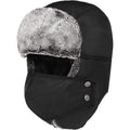Homaisson Winter Hats with Mask Trapper Trooper Hat with Ear Flaps Russian Bomber Ushanka Hats Men Women Waterproof Windproof