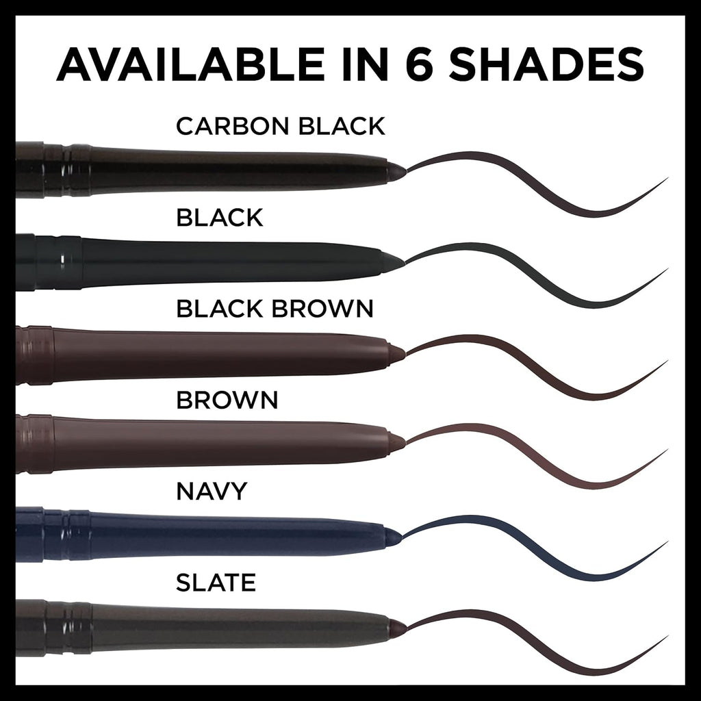 L'Oreal Paris Makeup Infallible Never Fail Original Mechanical Pencil Eyeliner With Built In Sharpener, Black Brown, 0.008 Oz., 1 Count