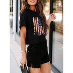 UNCLECAT Women's Cropped T Shirts Trendy Short Sleeve Crew Neck Crop Tops Solid Basic Tee
