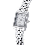 Miykon Dainty Watches for Women - Small Face Square Womens Watch with Genuine Crystals, Classic Luxury Style Bracelet Watch for Petite Thin Wrists, Cute & Unique - Japanese Quartz, Waterproof to 100ft