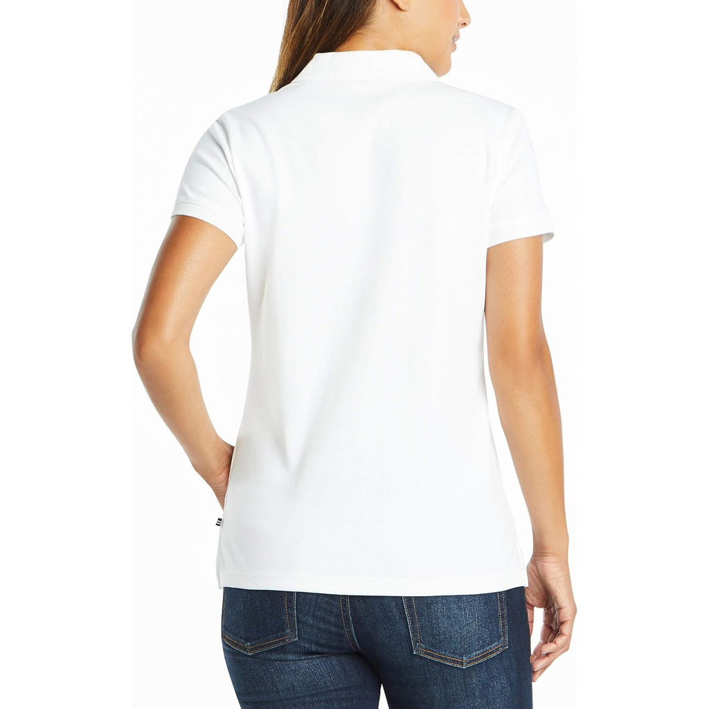 Women's 3-Button Short Sleeve Breathable 100% Cotton Polo Shirt