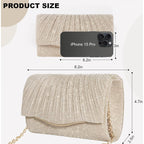 Clutch Purses for Women Formal Dressy Evening Bag Handbags Crossbody Bag for Wedding Cocktail Prom Party Elegance Charm
