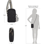 Travelon Anti-Theft Boho 2 Compartment Phone Crossbody
