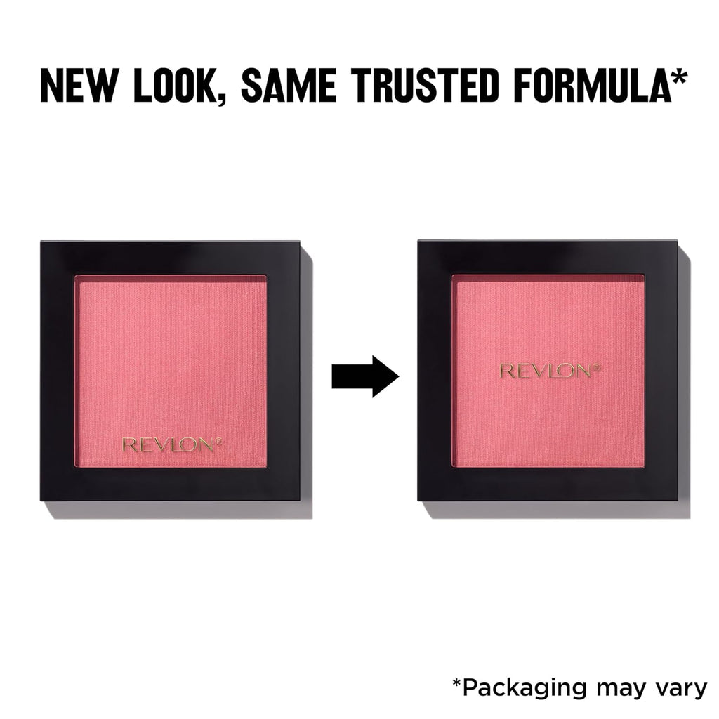 Revlon Powder Blush Face Makeup, High Impact Buildable Color, Lightweight & Smooth Finish, 003 Mauvelous, 0.17 Oz