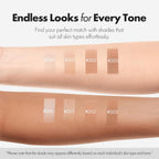 ELROEL Blanc Cover Cream Stick V White - Korean Color-Changing Foundation Stick with Volufiline - Medium to Full Coverage Dewy Finish Base Makeup - Dual-Ended with Detachable Brush (203 Medium)