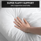 Foamily Couch Pillows Inserts 18x18 (Set of 4) Premium Decorative Pillows for Couch, Bed & Living Room, Soft Fluffy Throw Pillow Inserts for Home Décor