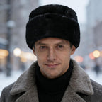 Winter Faux Fur Trapper Hat Men Women Russian Warm Ushanka Hat Windproof Furry Trooper Dad Hat Ski Snow Cap Outdoor Hunting
