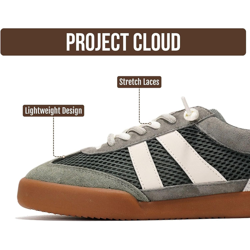 Project Cloud 100% Genuine Leather Casual Sneakers For Women - Memory Foam Insoles - Womens Shoes & Lightweight Women'S Fashion Sneakers - Slip On Shoes For Women Footwear (Verdy)