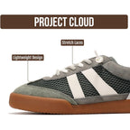 Project Cloud 100% Genuine Leather Casual Sneakers For Women - Memory Foam Insoles - Womens Shoes & Lightweight Women'S Fashion Sneakers - Slip On Shoes For Women Footwear (Verdy)
