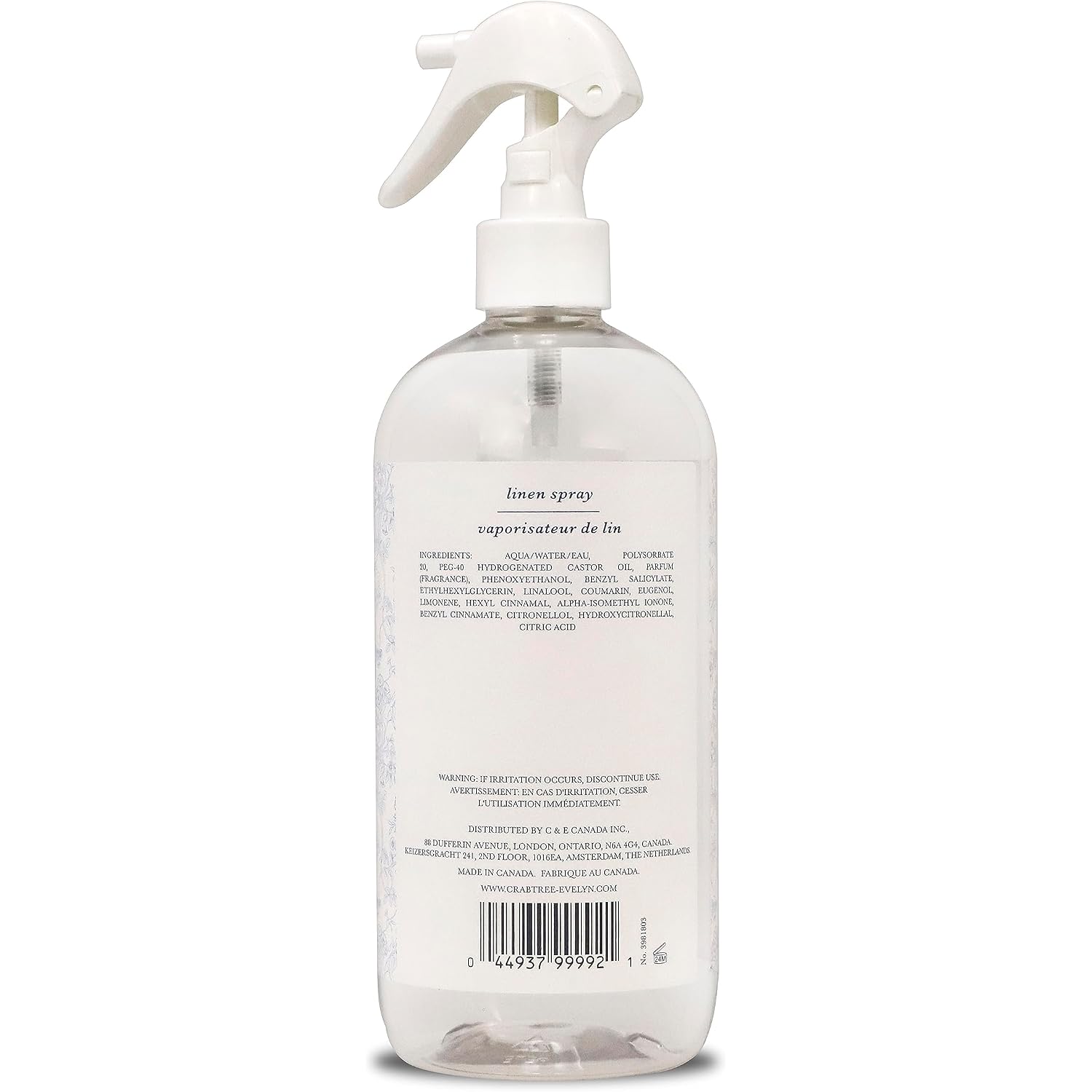 Crabtree & Evelyn Nantucket Briar Linen Spray 500 Ml (16.9 Oz)