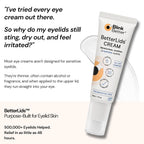 Blinkbetter Betterlids Restore Eyelid Cream – Barrier Support To Hydrate, Soothe & Moisturise Dry, Itchy, Red & Sensitive Eyelids – Lightweight Daily Formula With 3% Oat & Ceramides, 1 Fl Oz