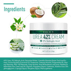 Urea cream 40 perent for feet: Maximum Strength Urea lotion -For Callus and Cracked Heels Treatment-Rough Thick Skin for foot- Crema 5.29 oz.(150g)