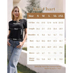 Tshirts for Women - Short Sleeve Spring Summer Tops Loose Fit Shirts Casual Clothes Basic Tees for Vacation 2026