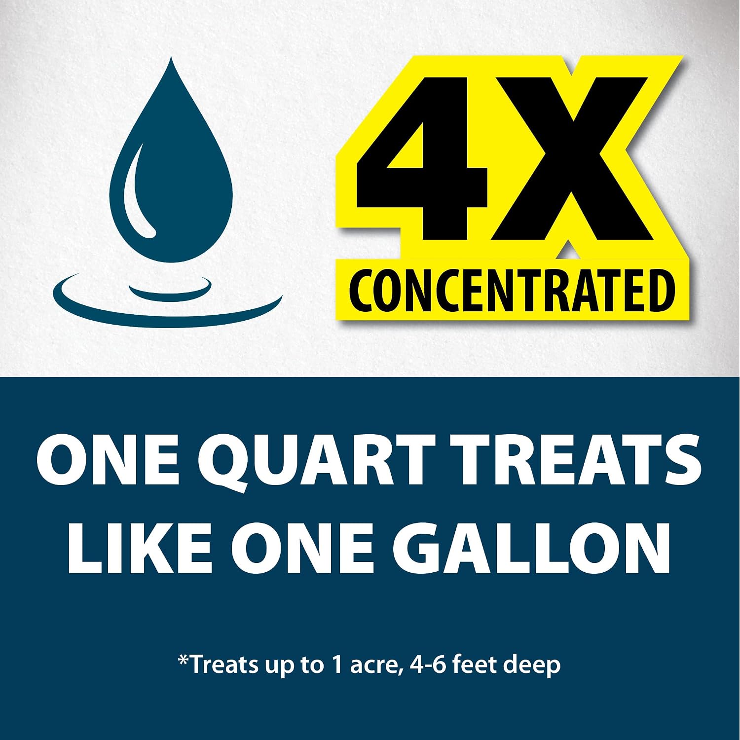 Airmax Nature'S Blue Pond & Lake Dye 4X Concentrate, 1 Quart | Natural Pond Colorant & Beauty Enhancer For Outdoor Ponds & Lakes, Blocks Ultraviolet Rays, Fish, Bird & Livestock Safe