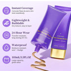 Tattoo Cover Up Concealer, Bruise Scar Make Up Tattoo Concealer Skin Full Coverage For Leg & Body Makeup, Body Coverage Perfector Waterproof With Long Lasting 3.5Oz, Deep Radiance