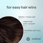 Method Men 2-In-1 Shampoo And Conditioner, Sea + Surf - Cleans And Conditions With Argan And Jojoba Oil - Made Without Parabens - 14 Oz