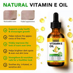 Elbbub Premium Vitamin E Oil - Ultra Concentrated - Moisturizes, Improves Appearance Of Scars & Stretch Marks, Skin Hydration - For Face, Body, Hair, And Nails
