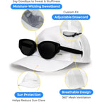 Lightweight Golf Hat For Women Men, Upf 80+ Sun Protection Cap, Breathable Quick-Dry Baseball Cap For Running Sport