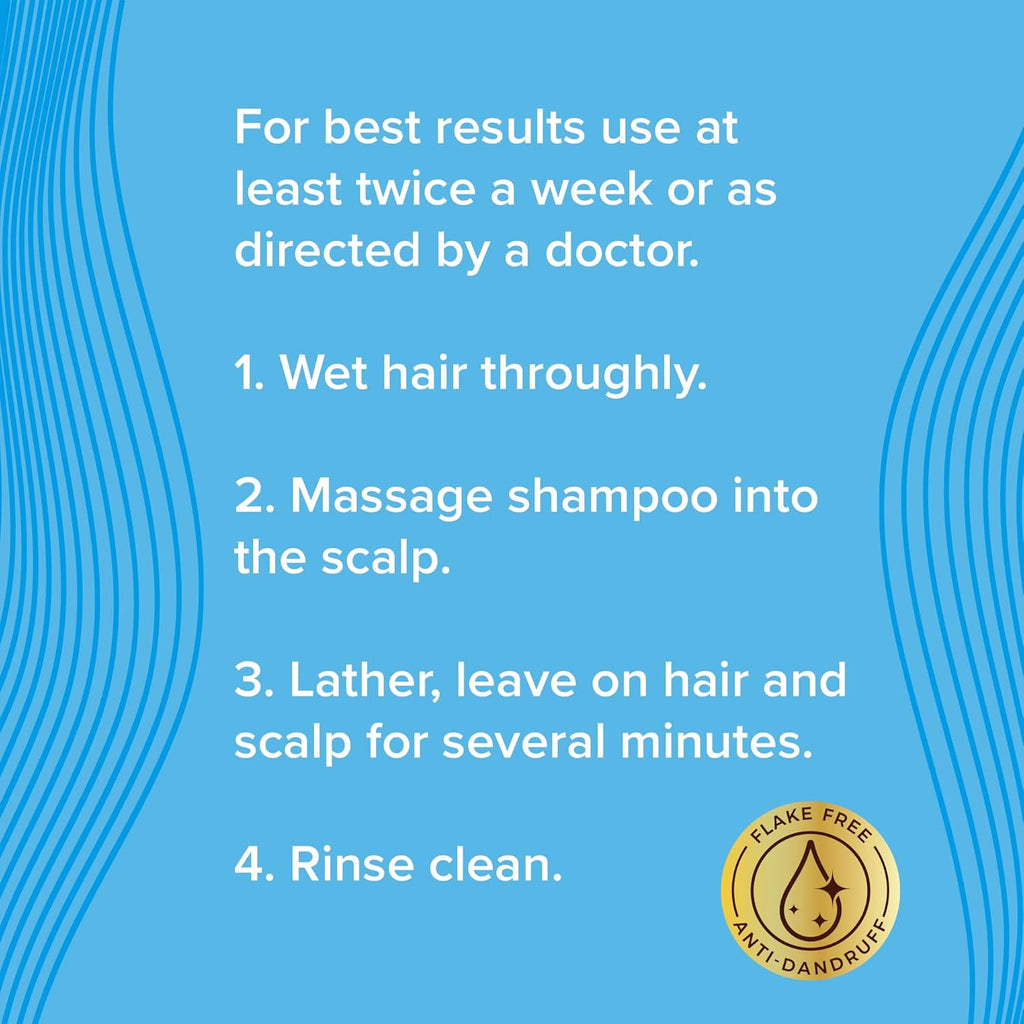 True+Real Coal Tar Therapeutic Plus Tar Gel Anti-Dandruff Shampoo 0.5% Coal Tar, 16 Fl Oz, Original Strength