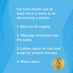 True+Real Coal Tar Therapeutic Plus Tar Gel Anti-Dandruff Shampoo 0.5% Coal Tar, 16 Fl Oz, Original Strength