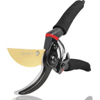 Gonicc 8" Professional Premium Bypass Titanium Pruning Shears(Gpps-1003) | Titanium Coated Sk5 Steel Blade, Ergonomic Non-Slip Handle, Sap Groove Anti-Stick Design, Cuts Up To 3/4" Branches