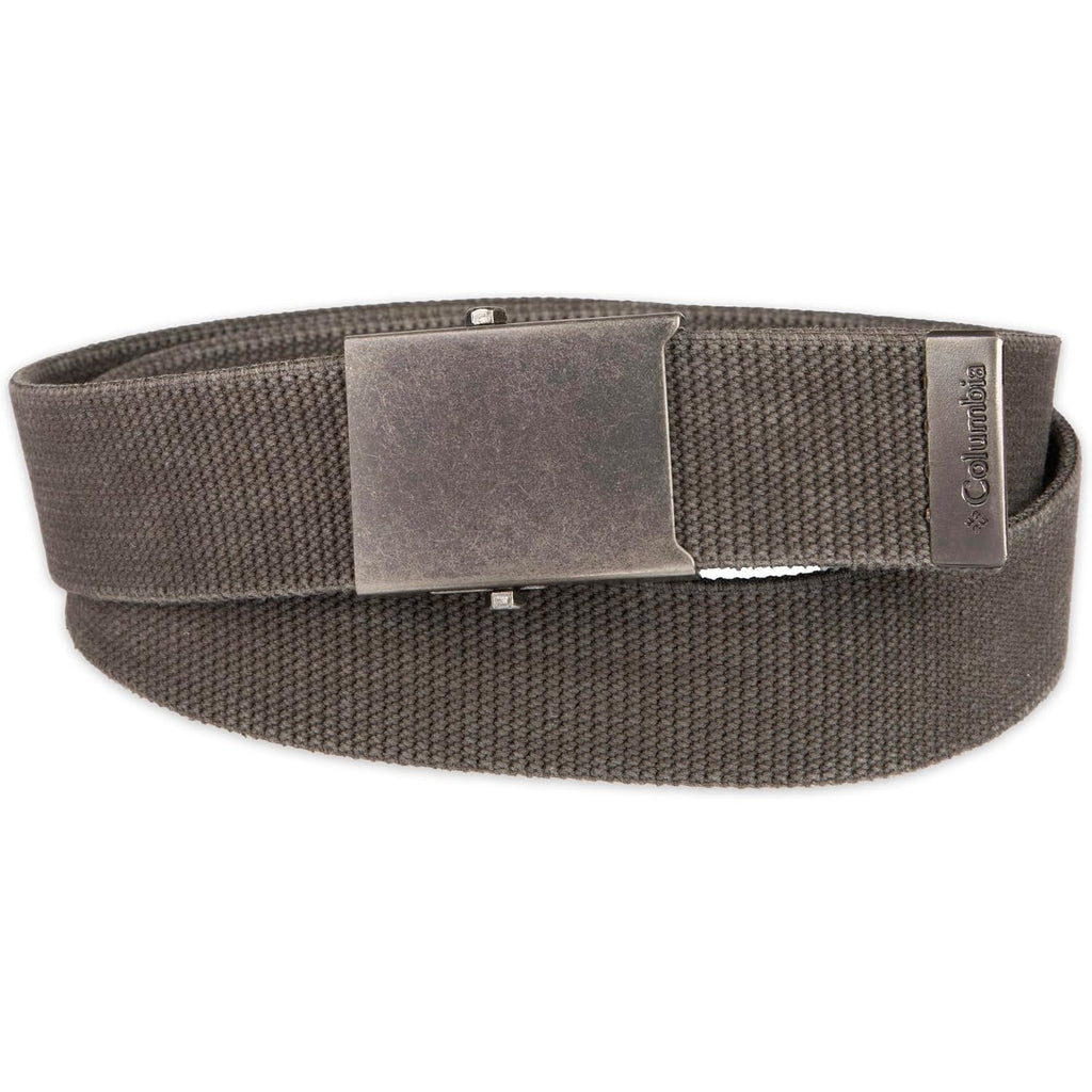 Columbia Men'S Military Plaque Buckle Fabric Belt- One Size 42" Length - Everyday And Outdoor Wear