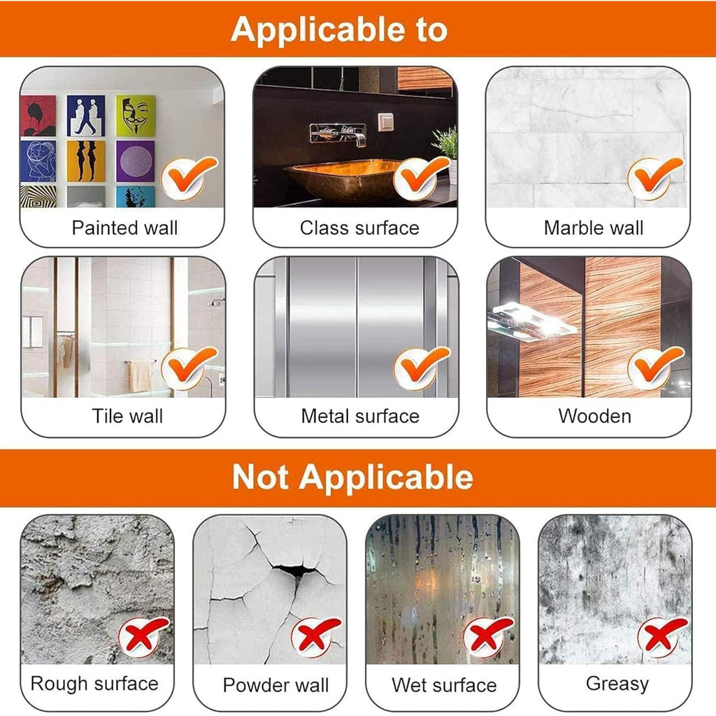 16 PCS Grippers of Rug Pad, Non-Slip Carpet Gripper for Hardwood Floors and Tile, Reusable and Washable Area Carpet Tape, Double-Sided Adhesive Pads, Keeps Corners Flat