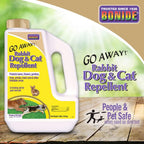 Bonide Go Away! Rabbit, Dog, & Cat Repellent Granules, 3 Lbs Ready-To-Use, Keep Dogs Off Lawn, Garden, Mulch & Flower Beds | Ready-To-Use, Keep Dogs Off Lawn, Garden, Mulch & Flower Beds