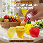10 Pack Fruit Fly Trap Refill Liquid, 0.68Oz/ Bottle, Liquid Fly Traps Refill For Indoors,Effective Lure Refill Gnat Catcher For Home Kitchen Use,Non Toxic Safe Near Food