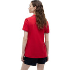 Tommy Hilfiger Women'S Cotton Pique Short Sleeve Polo Shirt In Classic Fit With Stretch