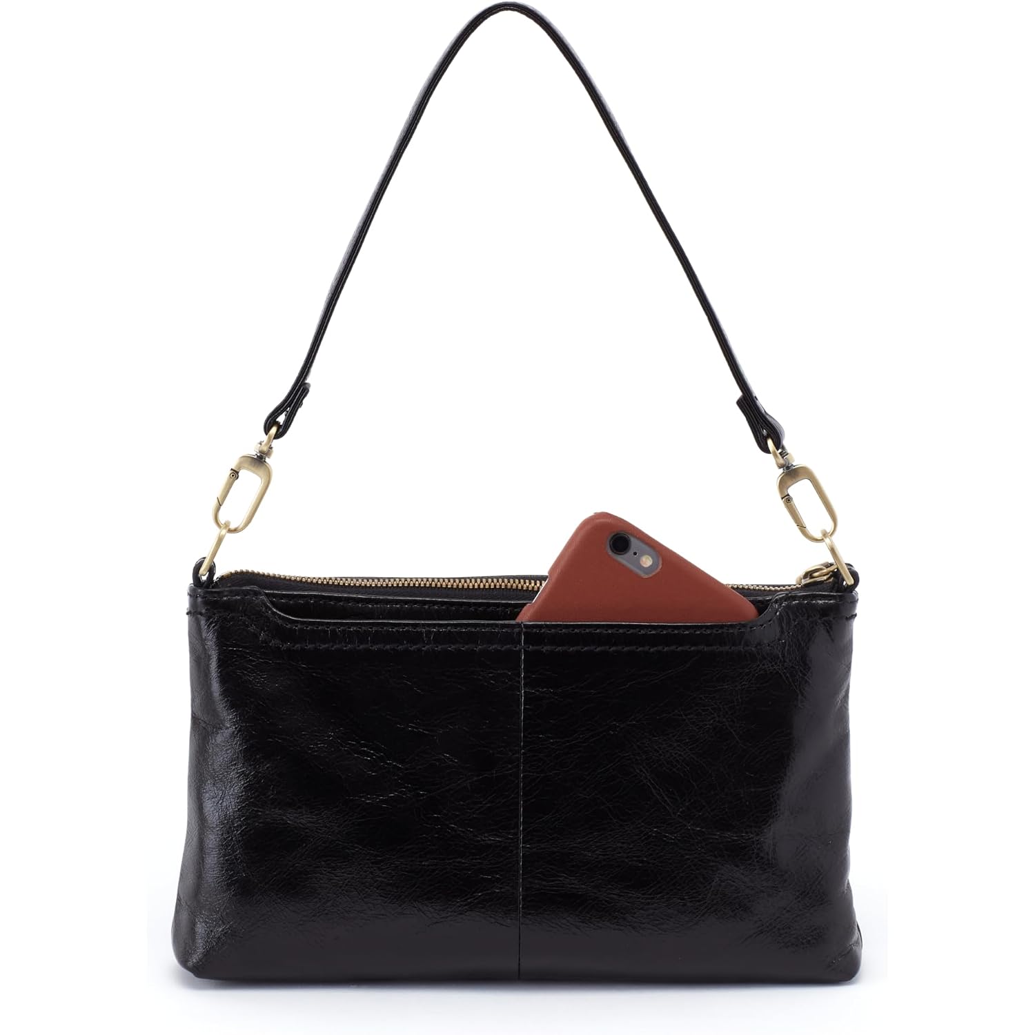 Hobo Darcy Leather Convertible 3-In-1 Crossbody Bag With Removable & Adjustable Strap, Exterior Phone Slip Pocket