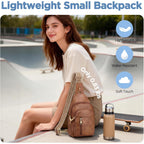 Anti Theft Crossbody Bags for Women RFID Sling Bag, Vegan Leather Cross Body Travel Purse for Women Men