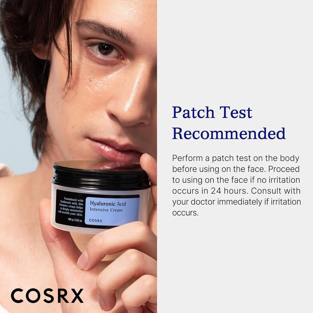 COSRX Hyaluronic Acid Moisturizing Cream, Lightweight, Non-Greasy, Long-lasting Hydration for Glass Skin, Daily Moisturizer for Sensitive Skin, Moisture Barrier Repair, Korean Skin Care, 3.52 oz