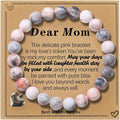 Mothers Day Gifts for Mom Wife Grandma, Valentines Day Gifts, Christmas Gift for Mom Women, Birthday, Unique Handmade Natural Stone Bracelet.