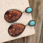 Western Earrings Outfit for Women Turquoise Boot Dangle Earrings Western Jewelry Country Concert Outfits for Women Dress Cowboy Chic Rodeo Outfit Shirts Dress Accessories