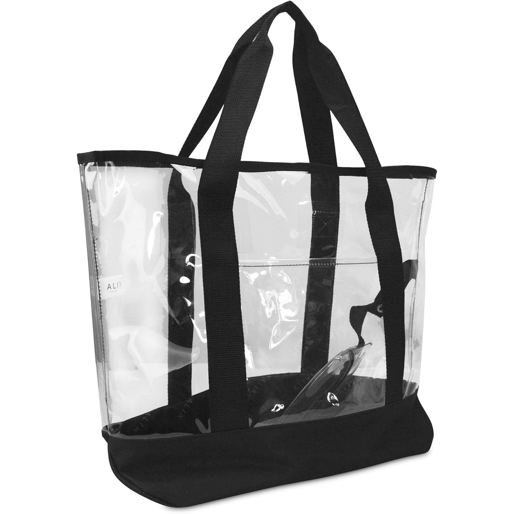 Dalix 20" Large Clear Tote Bag With Small Pouch
