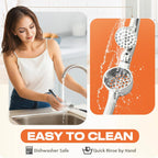 Kitchen Garlic Press, Rust Proof & Dishwasher Safe Garlic Mincer, Durable Garlic Crusher Set With Peeler＆Brush, Easy To Clean And Squeeze, Matte