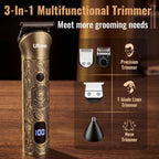 Ufree Beard Trimmer, Hair Clippers Mens Shaver Electric Razor, Hair Trimmer For Men Cordless Barber Clippers And Trimmers Set, Hair Cutting Kit For Men Grooming Gifts