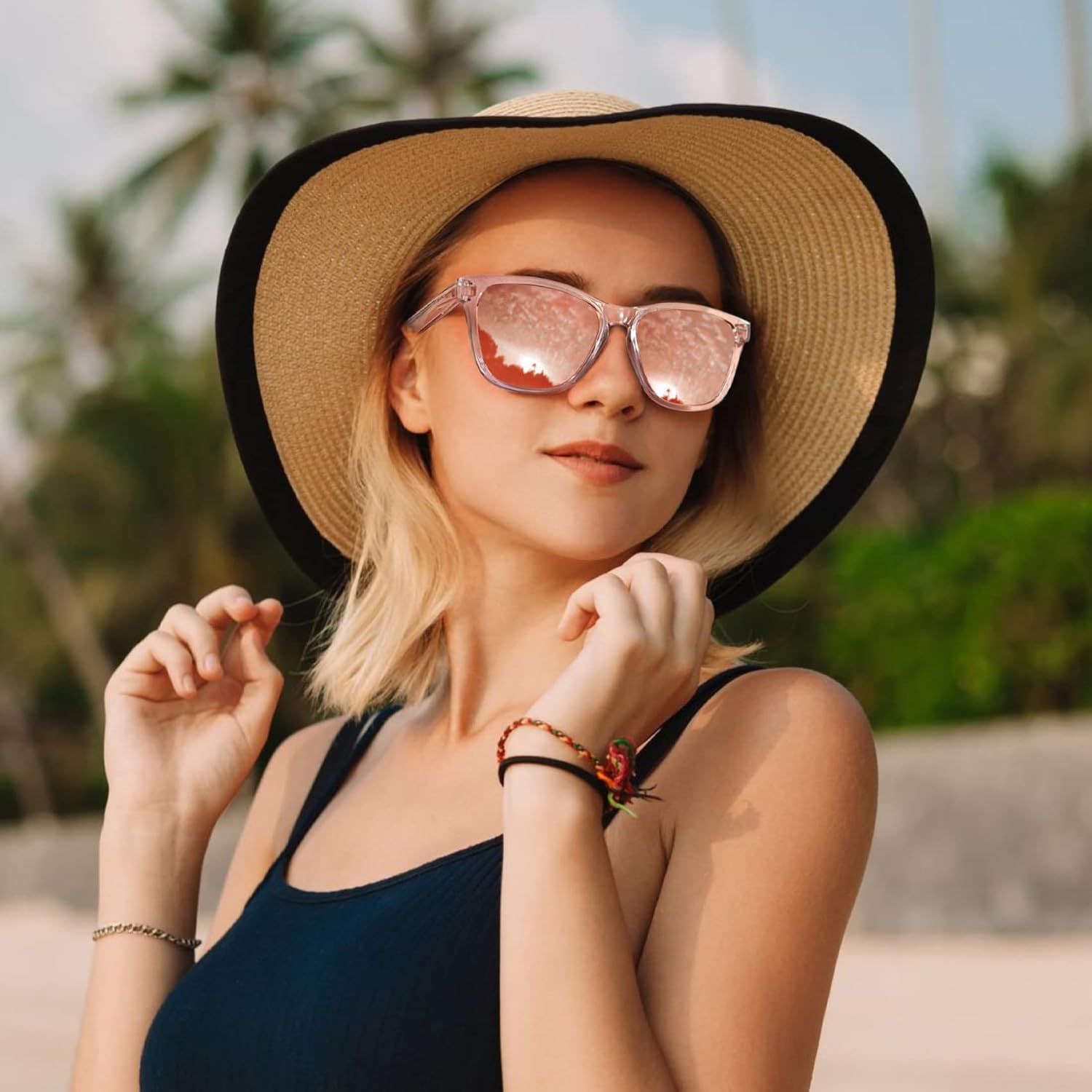 MEETSUN Polarized Sunglasses for Women Men Classic Retro Trendy Designer Style