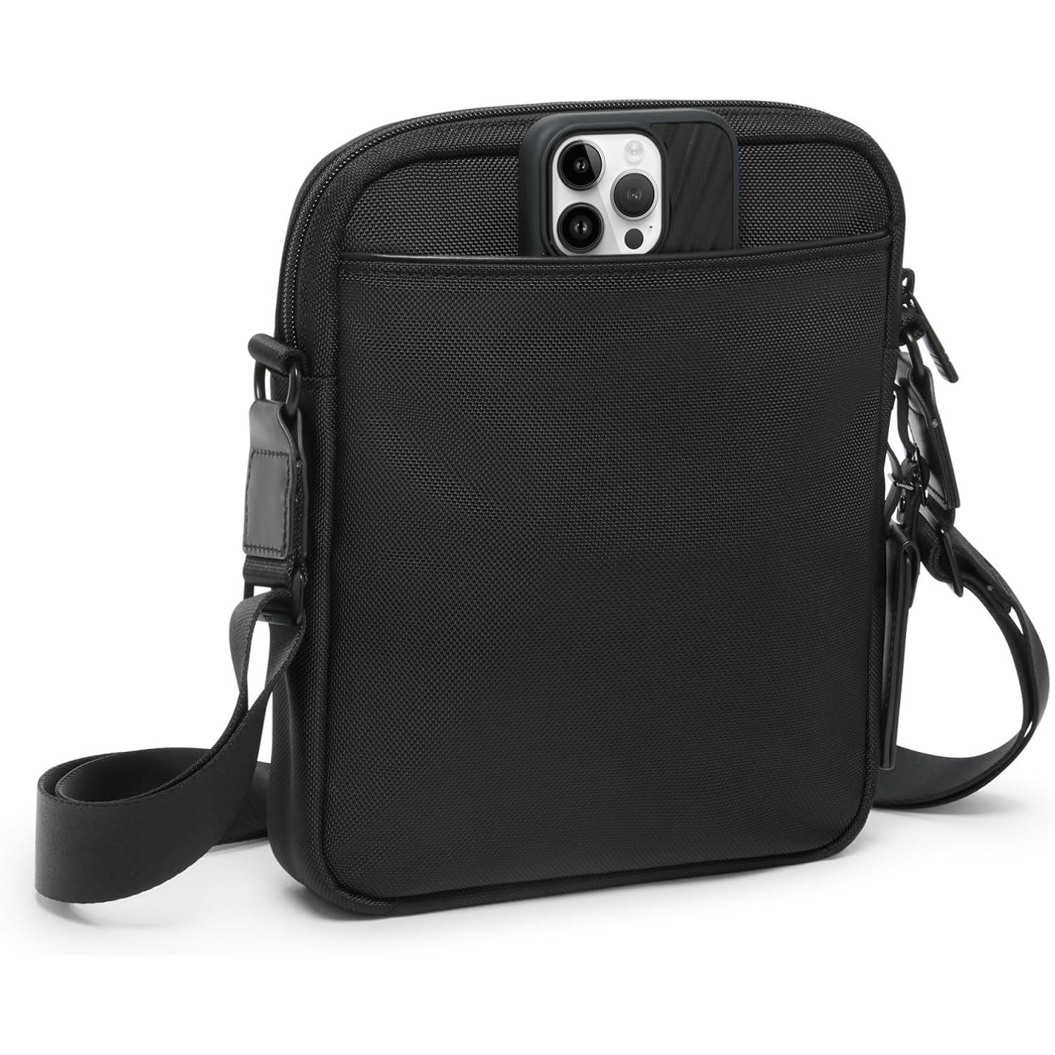 Tumi - Alpha Medium Crossbody - Men'S And Women'S Everyday Crossbody Bag - Adjustable Shoulder Strap - For Business & Travel - Midnight Black