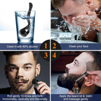 MALE GOD Beard Kit, Beard Growth Kit w/Natural Ingredients Beard Oil & Balm & Comb, Beard Growth Oil w/4X Thickening Biotin, Chrismtas | Anniversary | Birthday Gifts for Men Him Husband Boyfriend, Dad